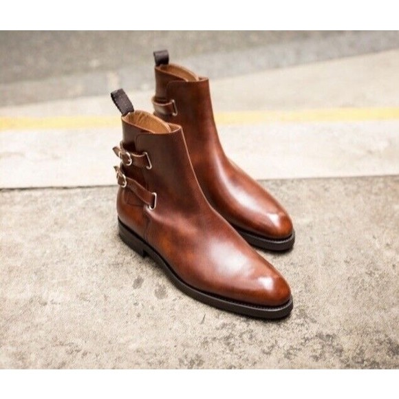 J.Fitzpatrick Genesee MTO Gold Museum Calf Double Country Rubber Sole 8E $800.00 main image 10